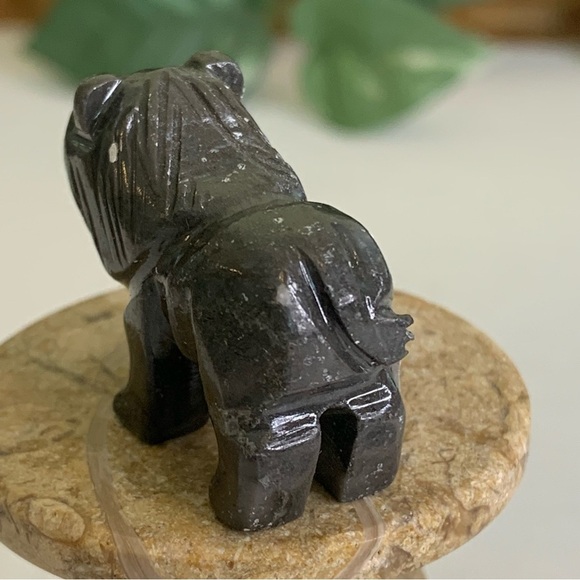 Miniature LION Stone Carving Mini Figurine Steatite Soapstone Animal Figure 1.5" - Picture 8 of 13